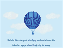 Tablet Screenshot of blueballoonschool.com